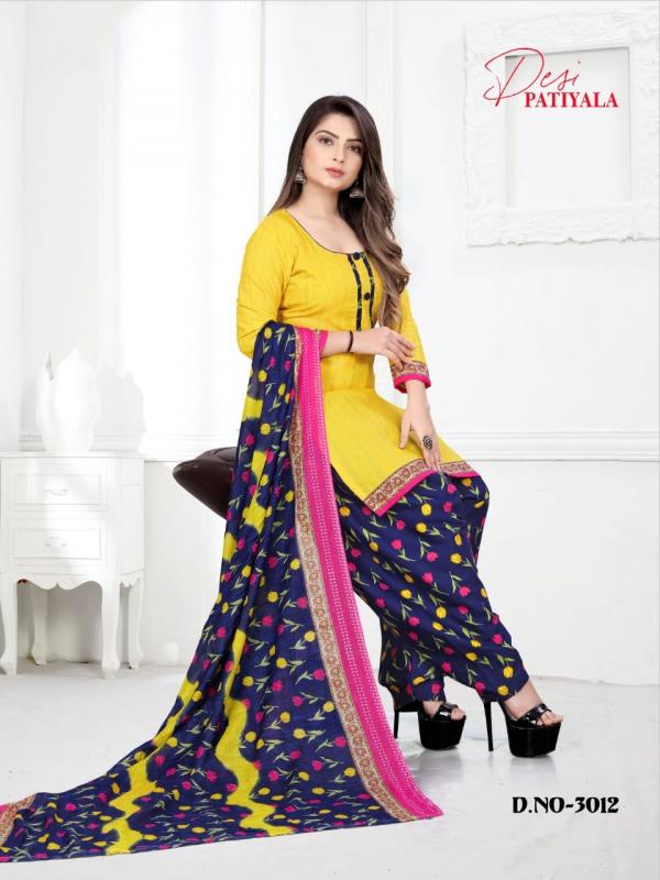 Ganesha Desi Patiyala Vol-3 Indo Cotto Readymade Suit